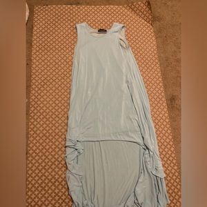 Basically me light blue asymmetrical dress
